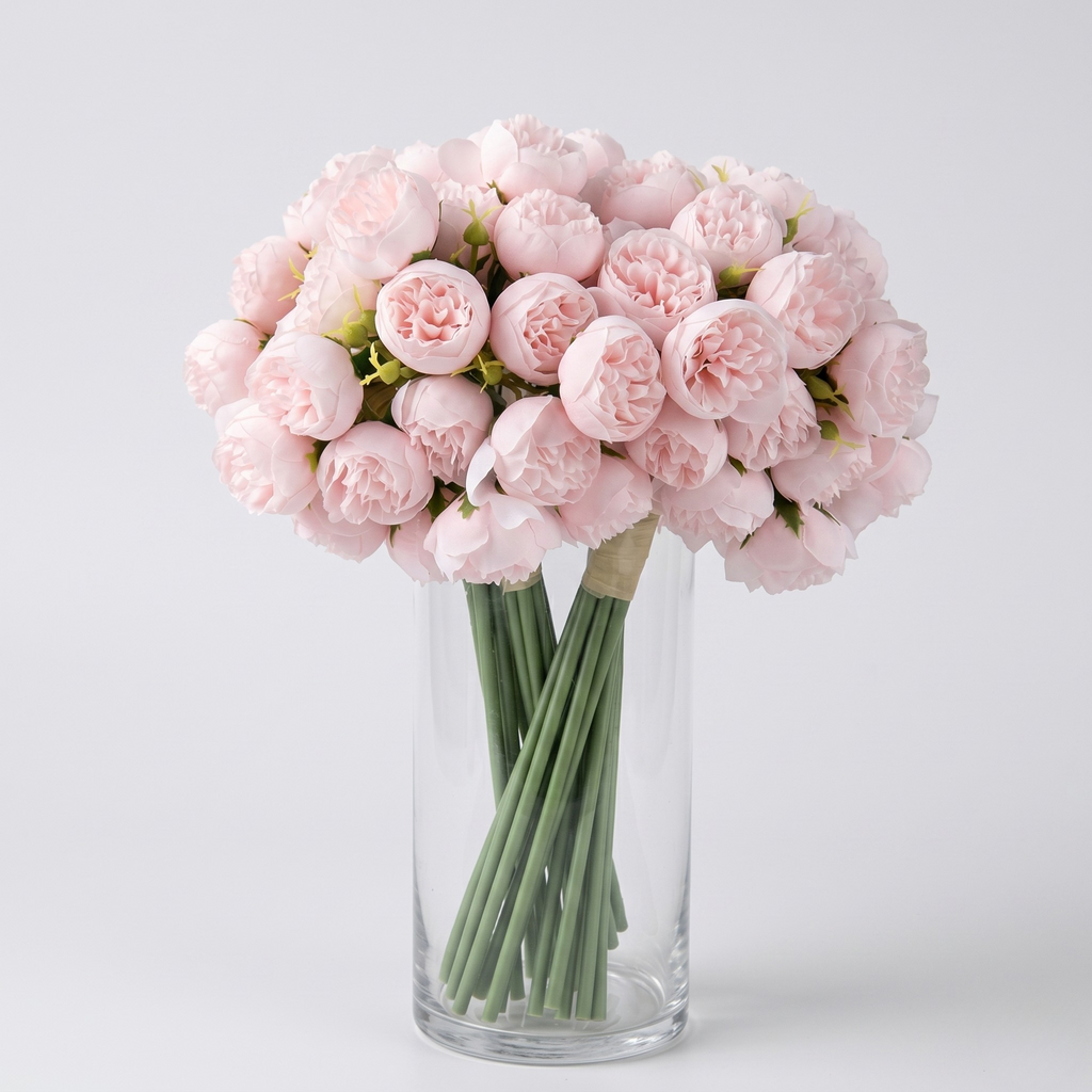 Bouquet di Peonie Artificiali Decorativo per Casa e Matrimonio