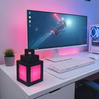 Lampada LED Wireless Design Pixel Luce da Comodino e Parete