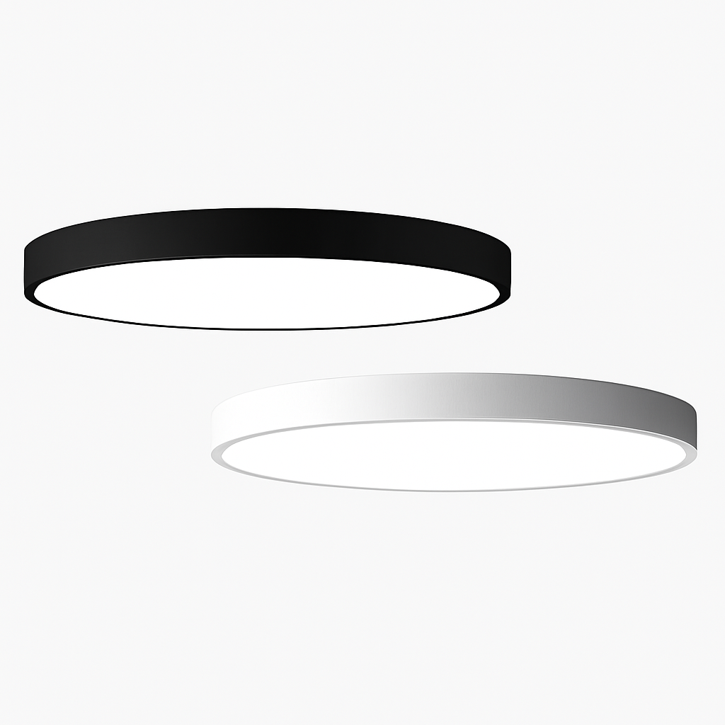 Plafoniera LED design rotonda e piatta (diverse dimensioni)