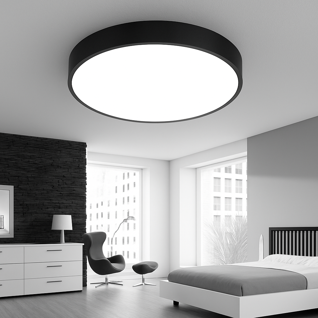 Plafoniera LED design rotonda e piatta (diverse dimensioni)