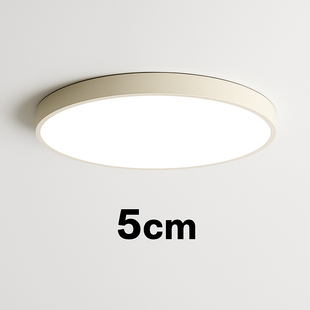 Plafoniera LED design rotonda e piatta (diverse dimensioni)