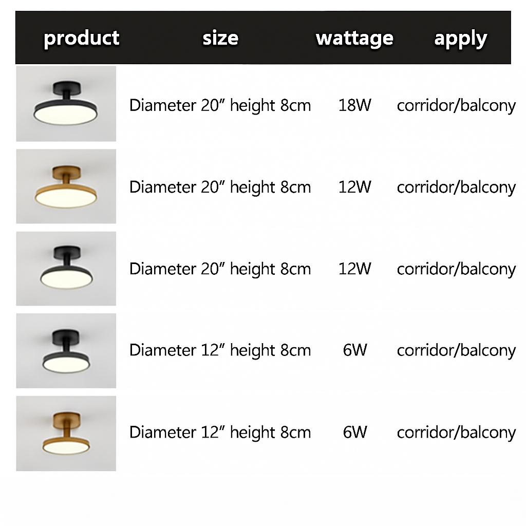 plafonnier led minimalista oro nero rame camera soggiorno ingresso corridoio