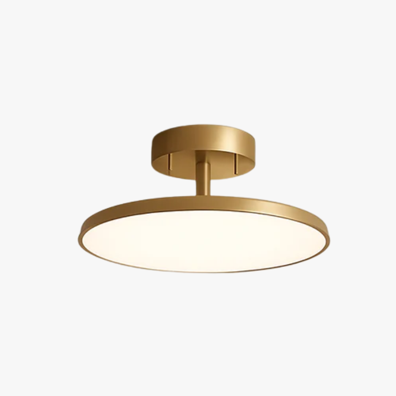 plafonnier led minimalista oro nero rame camera soggiorno ingresso corridoio
