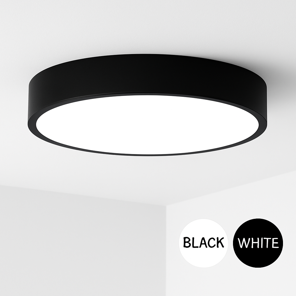 Plafoniera LED semplice rotonda
