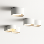 plafoniera moderna led cilindro spot minimalismo interno decorazione casa illuminazione