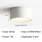 plafoniera moderna led cilindro spot minimalismo interno decorazione casa illuminazione