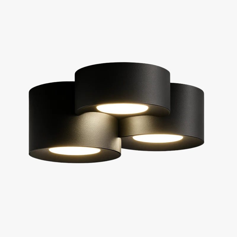 plafoniera moderna led cilindro spot minimalismo interno decorazione casa illuminazione