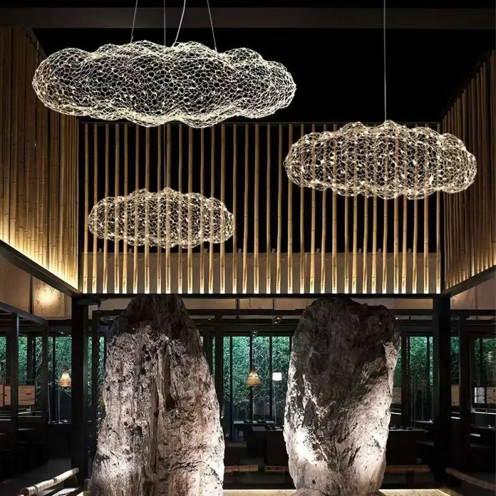 Plafoniera Nuvola Cava | Lampadario Sala da Pranzo