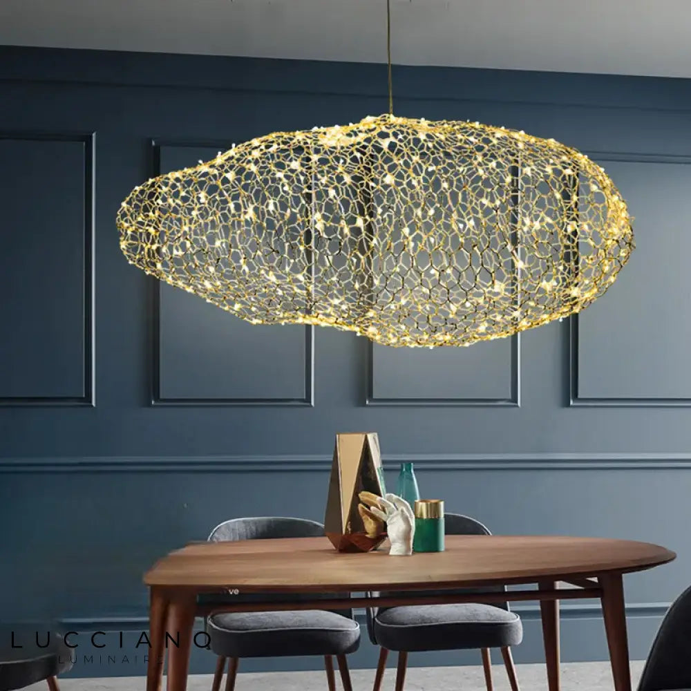Plafoniera Nuvola Cava | Lampadario Sala da Pranzo