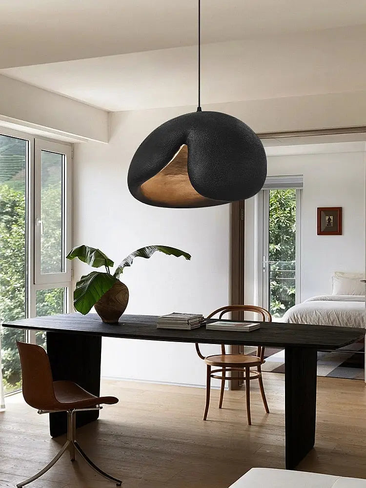 Plafoniera wabi sabi sala da pranzo | lampadario sala da pranzo moderno