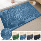 PLUSHLY STAYMAT – Tappetino da Bagno in Schiuma Memory Assorbente e Antiscivolo per un Comfort Morbido a Casa