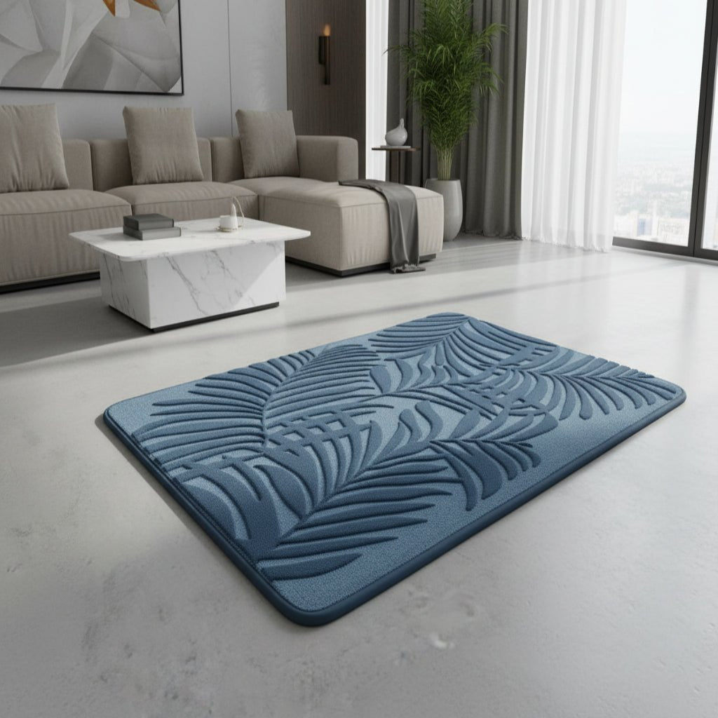 PLUSHLY STAYMAT – Tappetino da Bagno in Schiuma Memory Assorbente e Antiscivolo per un Comfort Morbido a Casa