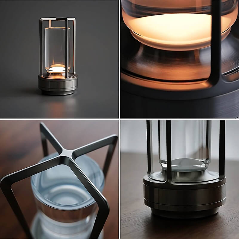 AuraBeam - Elegante Lampada da Tavolo Wireless