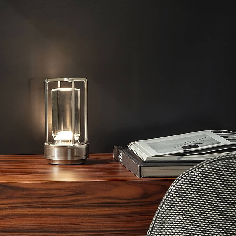 AuraBeam - Elegante Lampada da Tavolo Wireless