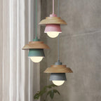 Lampada a sospensione in legno | Design nordico naturale