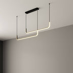 Design moderno sospensione LED in alluminio stile Hang