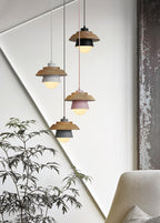 Lampada a sospensione in legno | Design nordico naturale