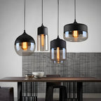 Lampada a sospensione in vetro – Design moderno e scandinavo per ambienti eleganti