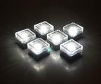 Luce Cubo da Giardino Solare con Effetto Onde d'Acqua a Cambio Colore