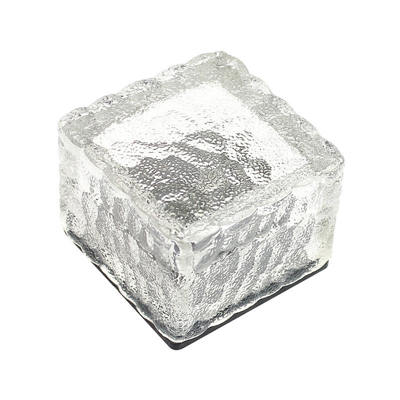 Luce Cubo da Giardino Solare con Effetto Onde d'Acqua a Cambio Colore