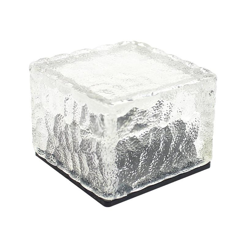 Luce Cubo da Giardino Solare con Effetto Onde d'Acqua a Cambio Colore