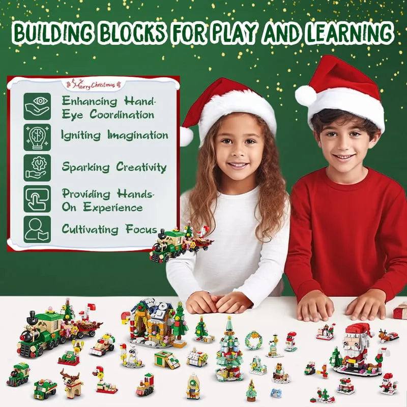 BlockJoy | Calendario dell'Avvento di Costruzione di Natale da 24 Giorni