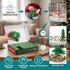 Calendario dell'Avvento con Mattoncini per Albero di Natale – 24 Giorni di Divertimento Costruttivo