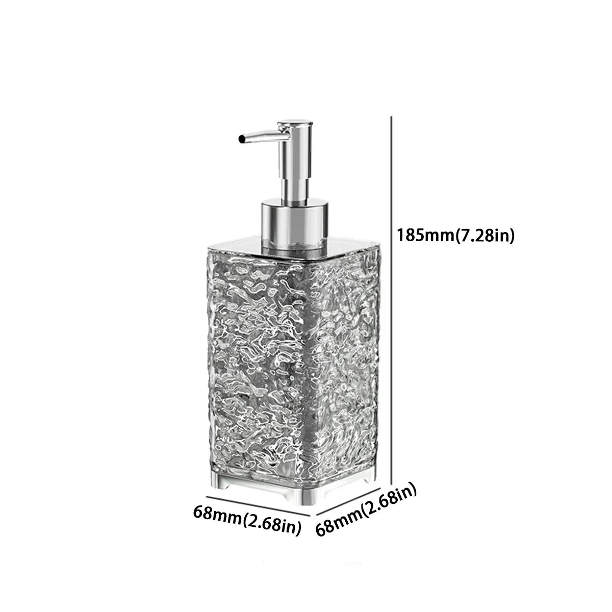 Dispenser di Sapone Liquido a Prova di Perdite Push Bottle Dispenser di Sapone Schiumoso