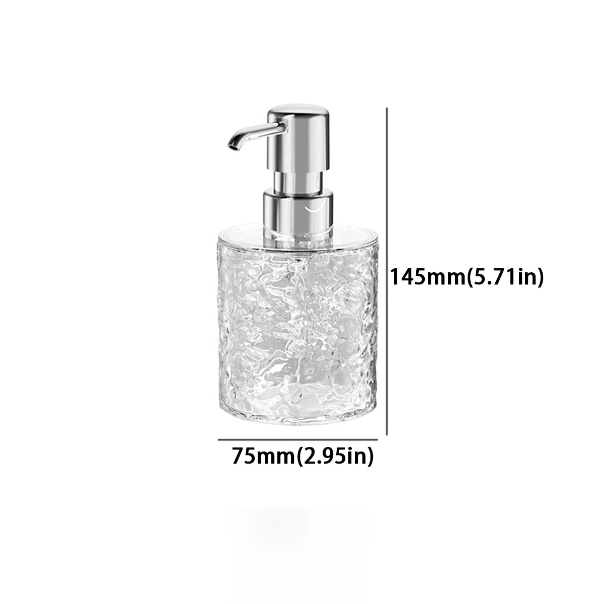 Dispenser di Sapone Liquido a Prova di Perdite Push Bottle Dispenser di Sapone Schiumoso