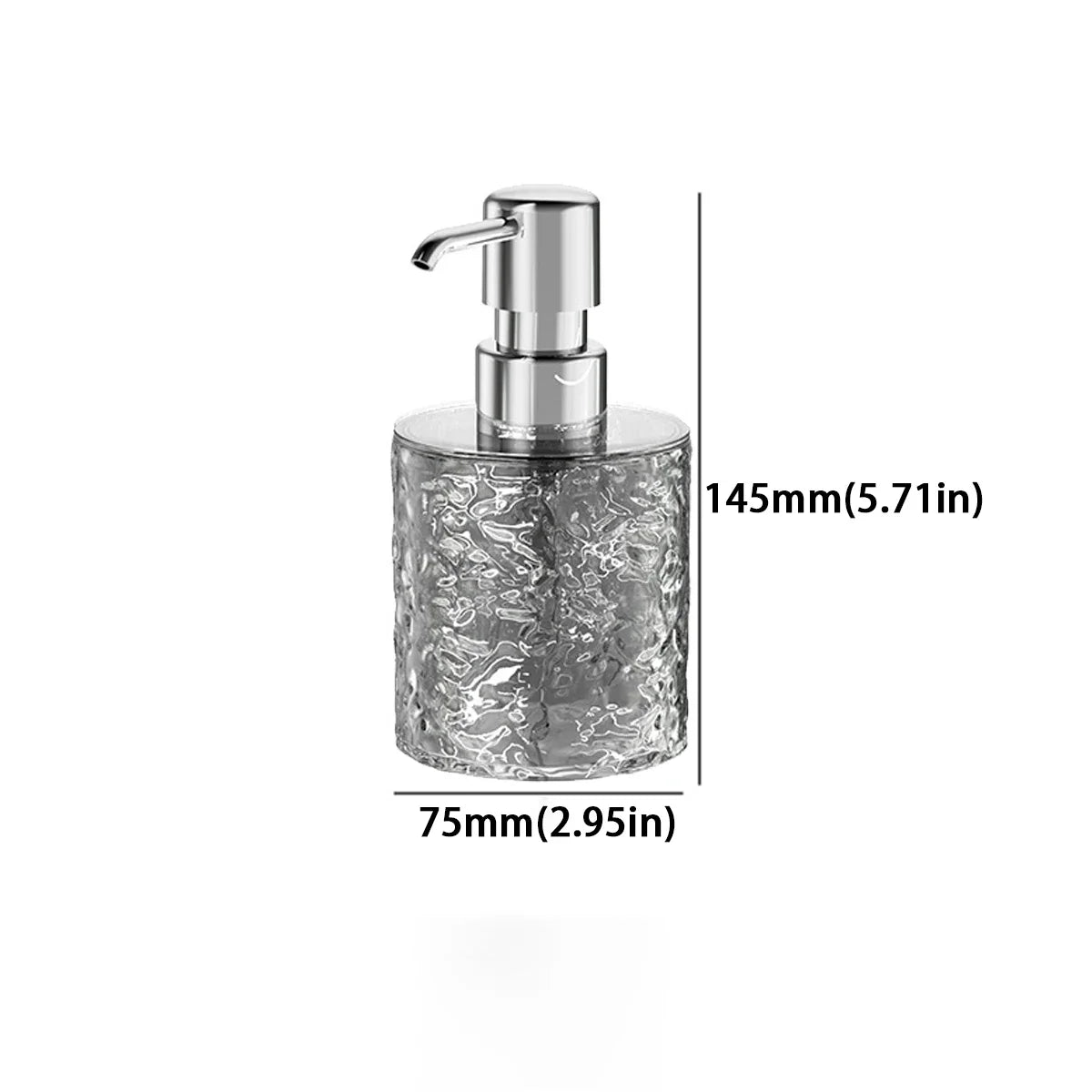 Dispenser di Sapone Liquido a Prova di Perdite Push Bottle Dispenser di Sapone Schiumoso