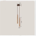 Radiance - Lampadario LED in stile Wabi-Sabi minimalista in travertino