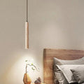 Radiance - Lampadario LED in stile Wabi-Sabi minimalista in travertino