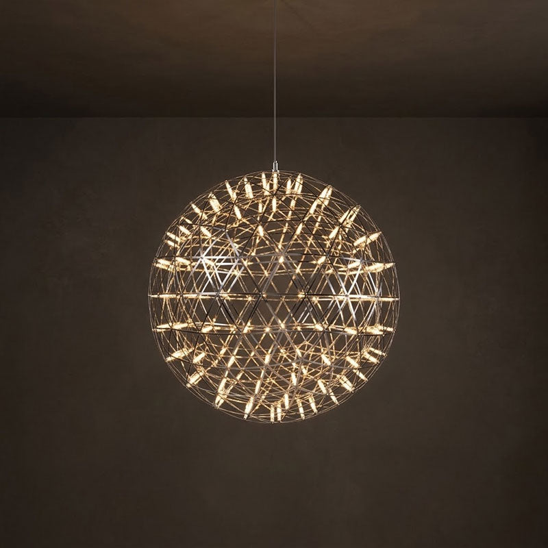 Sfera Pendente LED Geodetica