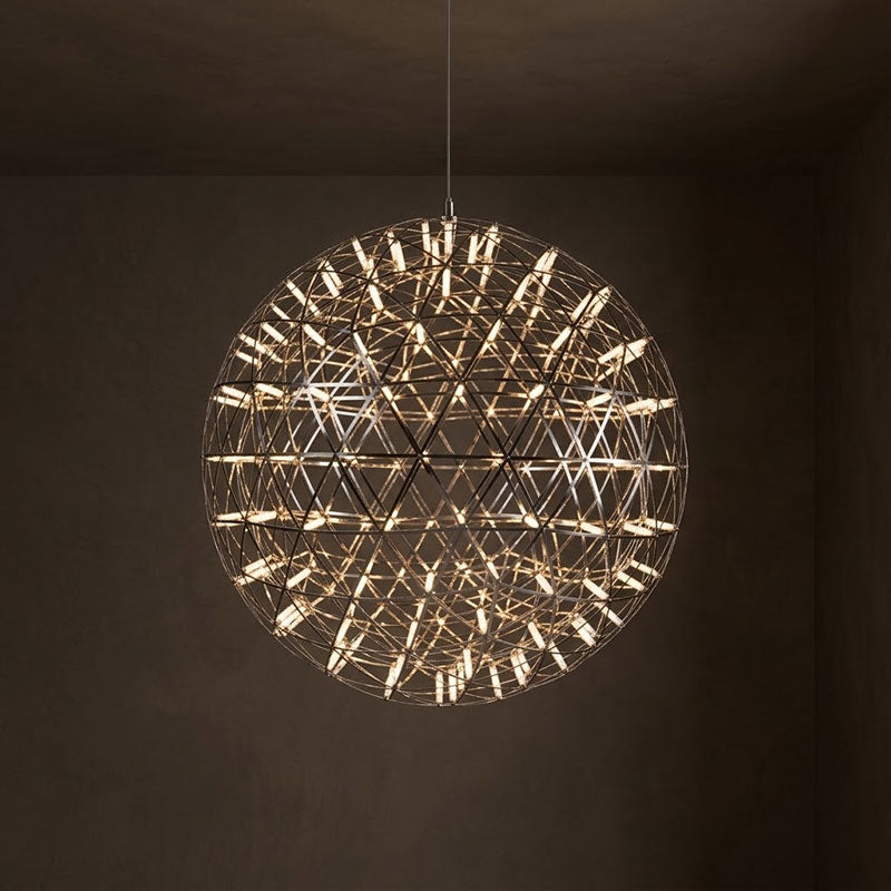 Sfera Pendente LED Geodetica