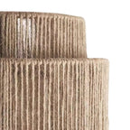 Lampada da Parete in Rattan e Bambù Intrecciata a Mano