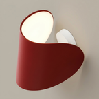Lampada da Parete LED Orientabile Moderna in Metallo Design Curvo Regolabile