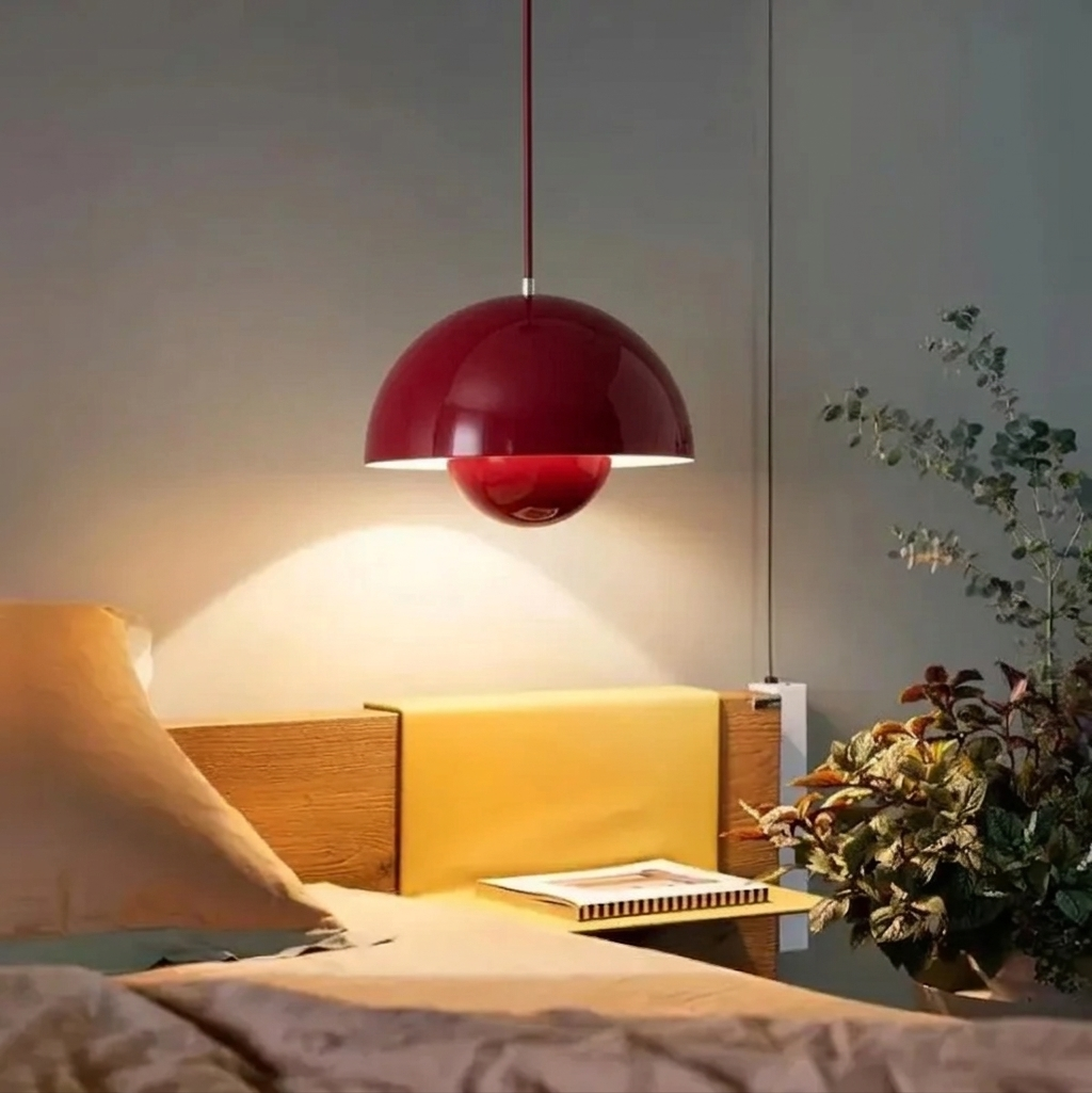 Lampada a Sospensione Design Nordico Elegante a Forma di Fiore