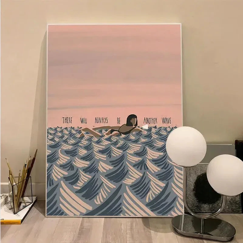 Poster di Brenna Beach Uomo e Ragazza
