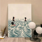 Poster di Brenna Beach Uomo e Ragazza