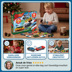 Calendario dell'Avvento di Natale con auto in ghisa per bambini