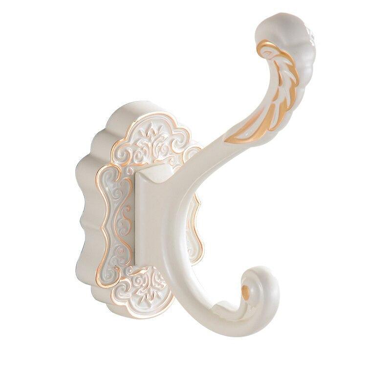 Ganci per Accappatoio in Metallo, Supporto per Asciugamani Decorativo per la Casa