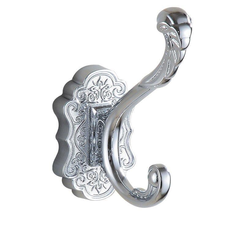 Ganci per Accappatoio in Metallo, Supporto per Asciugamani Decorativo per la Casa