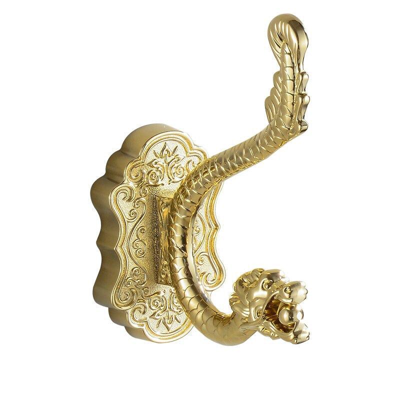 Ganci per Accappatoio in Metallo, Supporto per Asciugamani Decorativo per la Casa