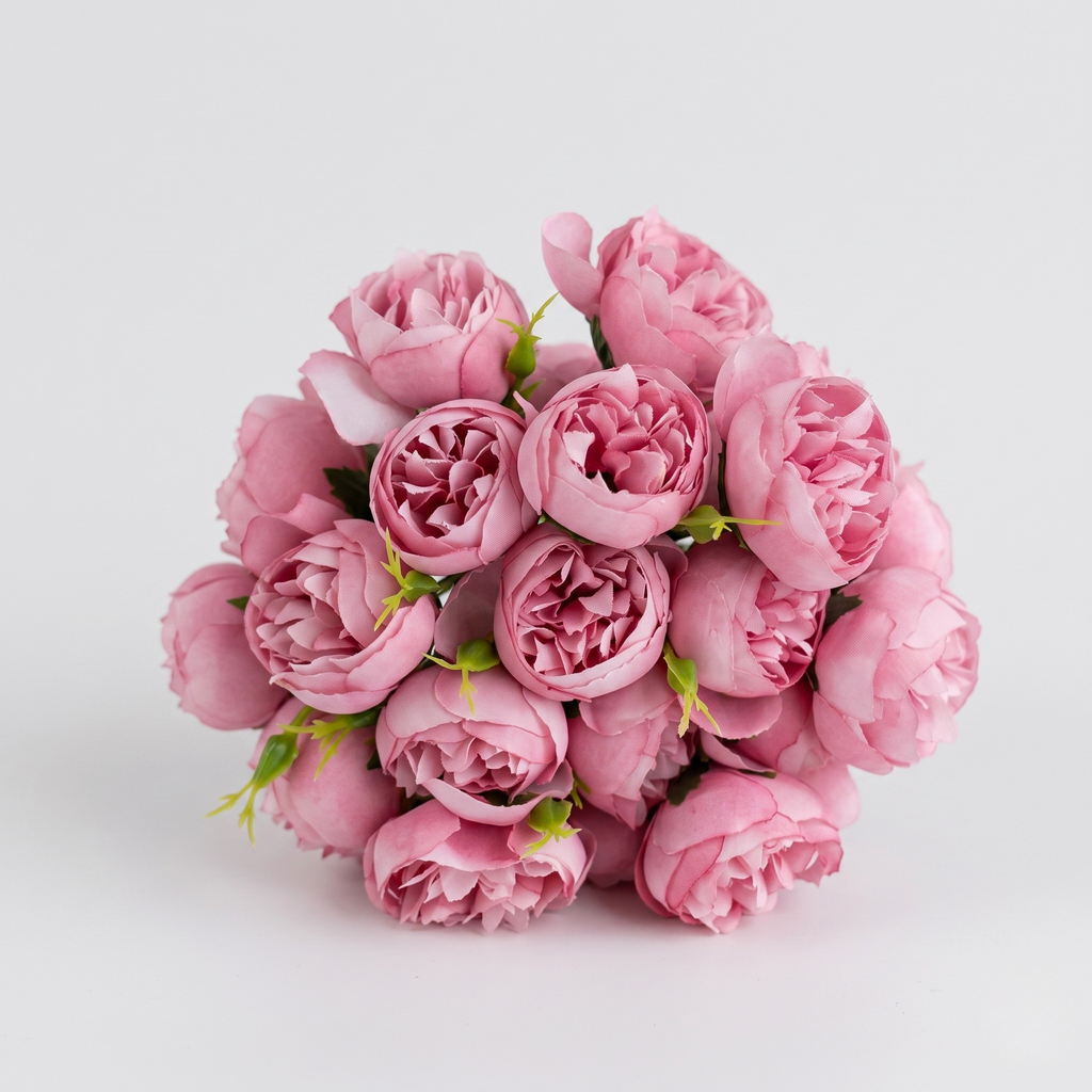 Bouquet di Peonie Artificiali Decorativo per Casa e Matrimonio
