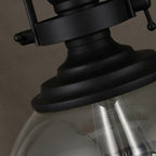 Frendorf | Lampada a sospensione in vetro a forma di ciotola | Design retro industriale