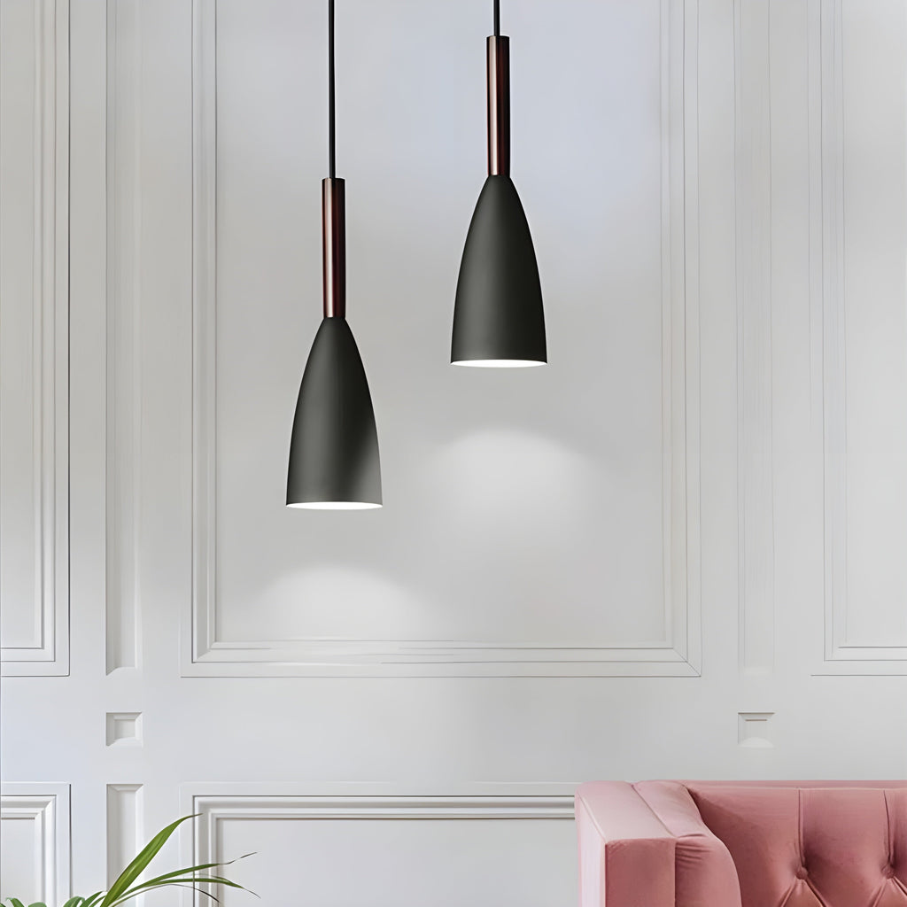 Lampada a sospensione in design scandinavo – Regolabile in altezza & Moderna | Perfetta per cucina & camera da letto