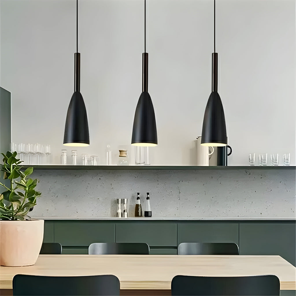 Lampada a sospensione in design scandinavo – Regolabile in altezza & Moderna | Perfetta per cucina & camera da letto
