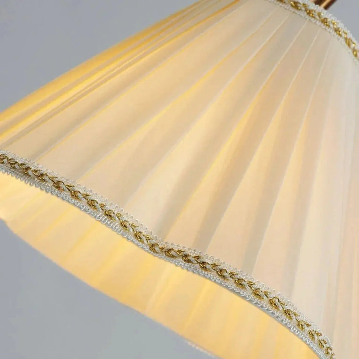 Lampada da terra Vintage Bloem Plissé Stoffa