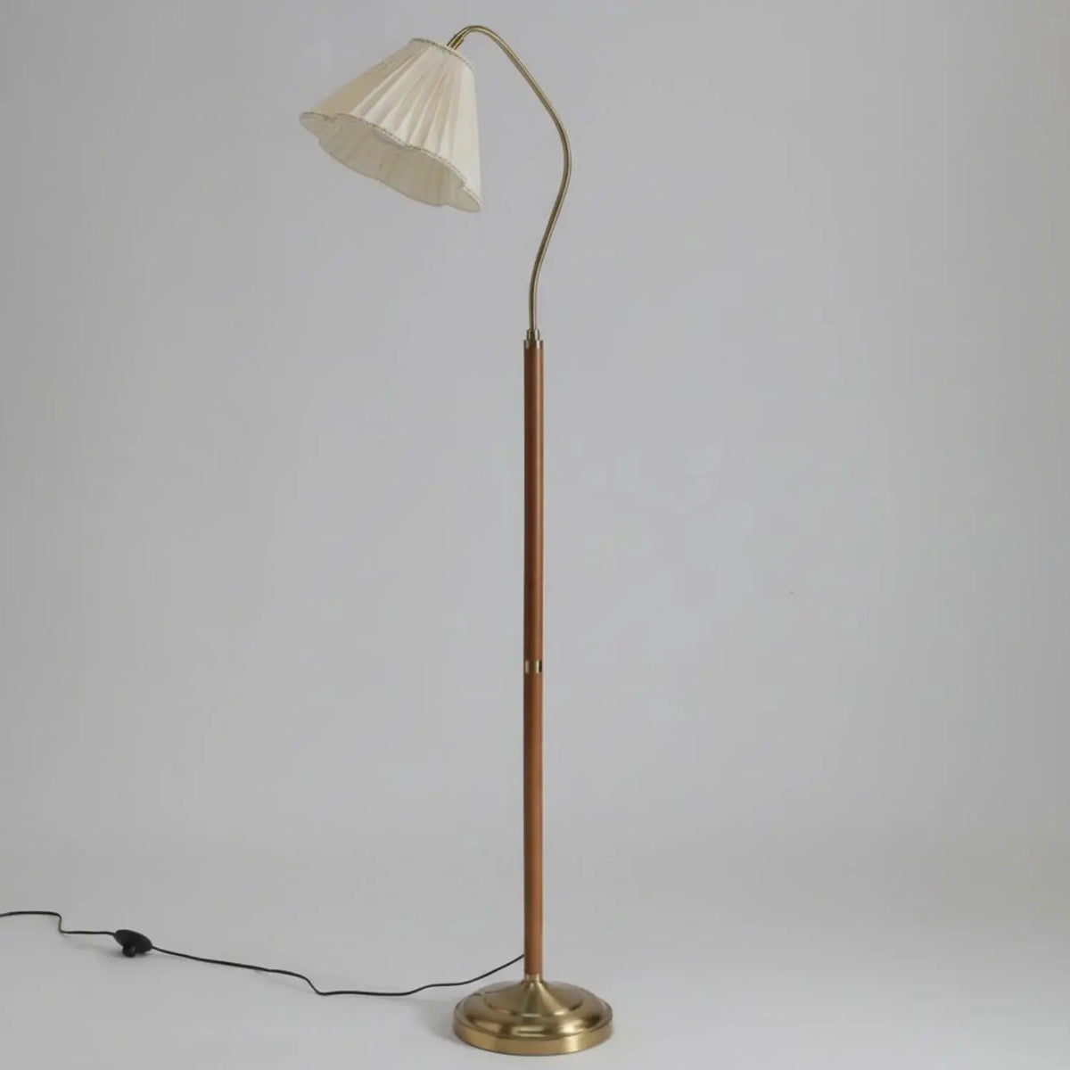 Lampada da terra Vintage Bloem Plissé Stoffa