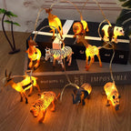 WildGlow - Ghirlanda di Luci Notturne per Animali per un'Avventura Magica